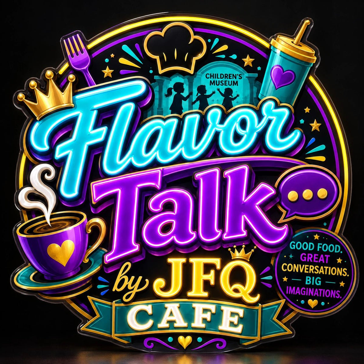 Flavor Talk Cafe Custom LED Neon Sign - Shineneon