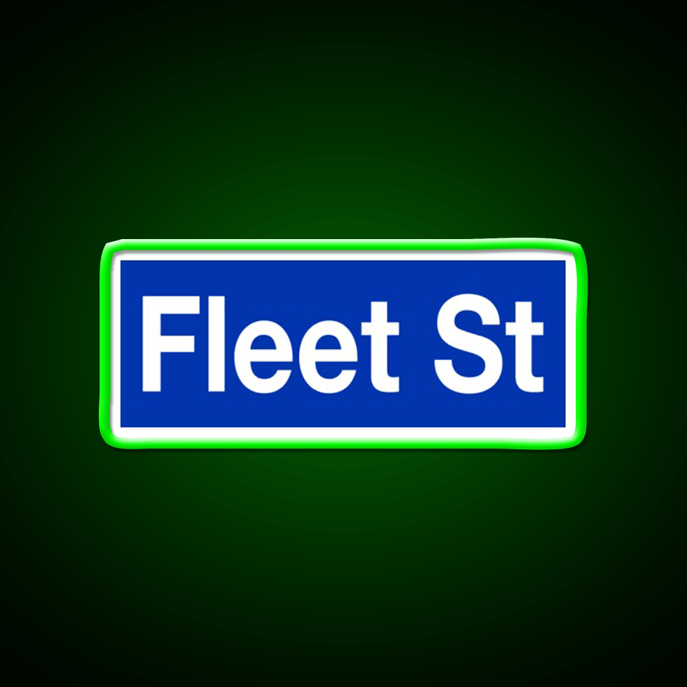 Fleet Street Sweeney Todd Blue Barber Shop Haircut Led Neon Sign - Shineneon