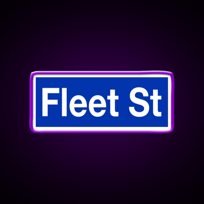 Fleet Street Sweeney Todd Blue Barber Shop Haircut Led Neon Sign - Shineneon