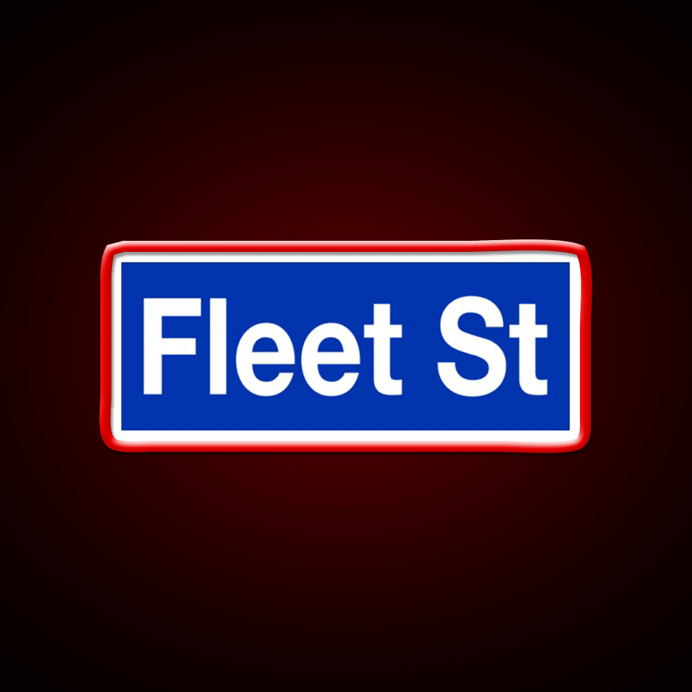 Fleet Street Sweeney Todd Blue Barber Shop Haircut Led Neon Sign - Shineneon