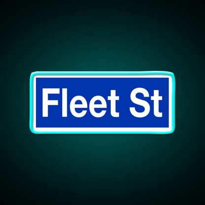 Fleet Street Sweeney Todd Blue Barber Shop Haircut Led Neon Sign