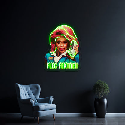 Fleg Fektreh Artwork Personalized Light Up Sign | Shineneon