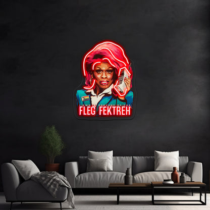 Fleg Fektreh Artwork Personalized Light Up Sign | Shineneon
