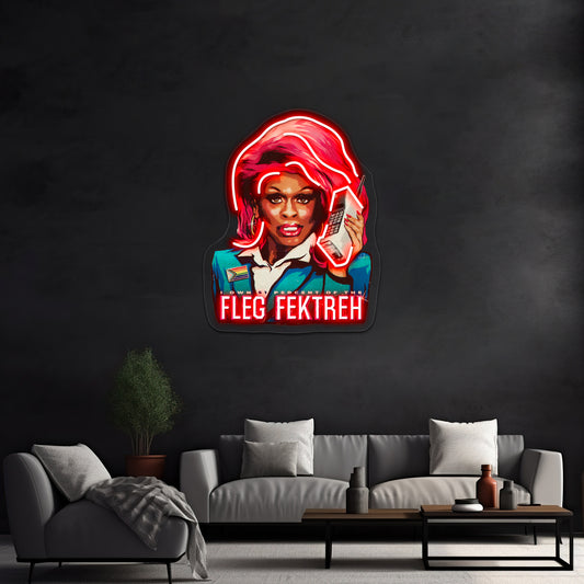 Fleg Fektreh Artwork Personalized Light Up Sign