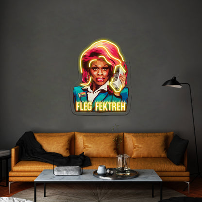 Fleg Fektreh Artwork Personalized Light Up Sign | Shineneon