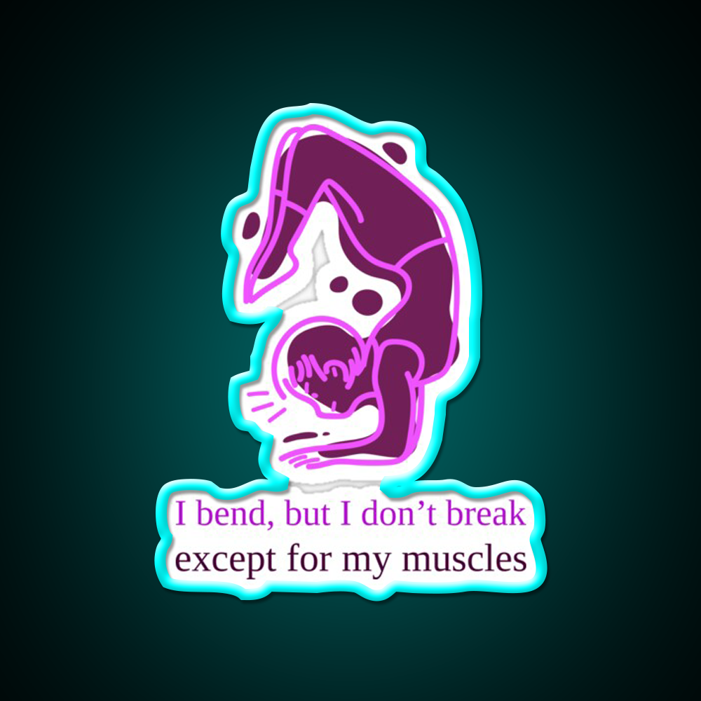 Flexible Yoga Led Neon Sign For Wellness Space Rgb Color