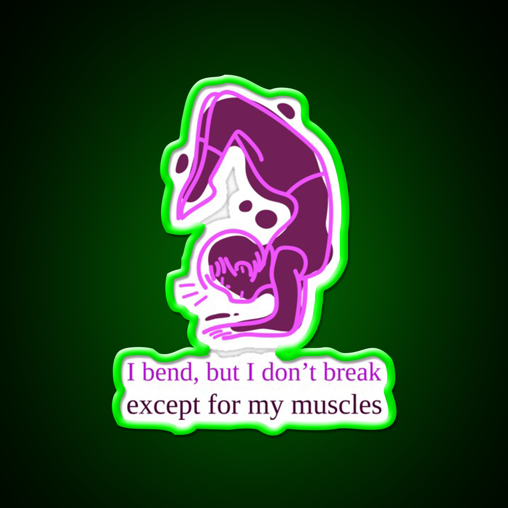 Flexible Yoga Led Neon Sign For Wellness Space Rgb Color