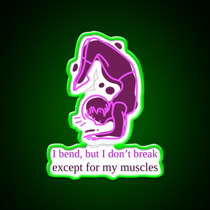 Flexible Yoga Led Neon Sign For Wellness Space Rgb Color