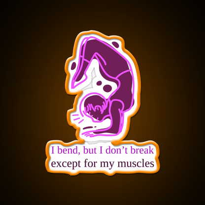 Flexible Yoga Led Neon Sign For Wellness Space Rgb Color