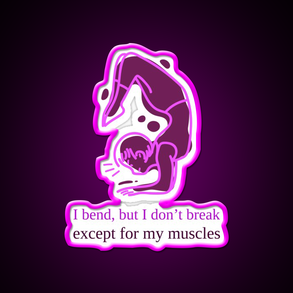 Flexible Yoga Led Neon Sign For Wellness Space Rgb Color