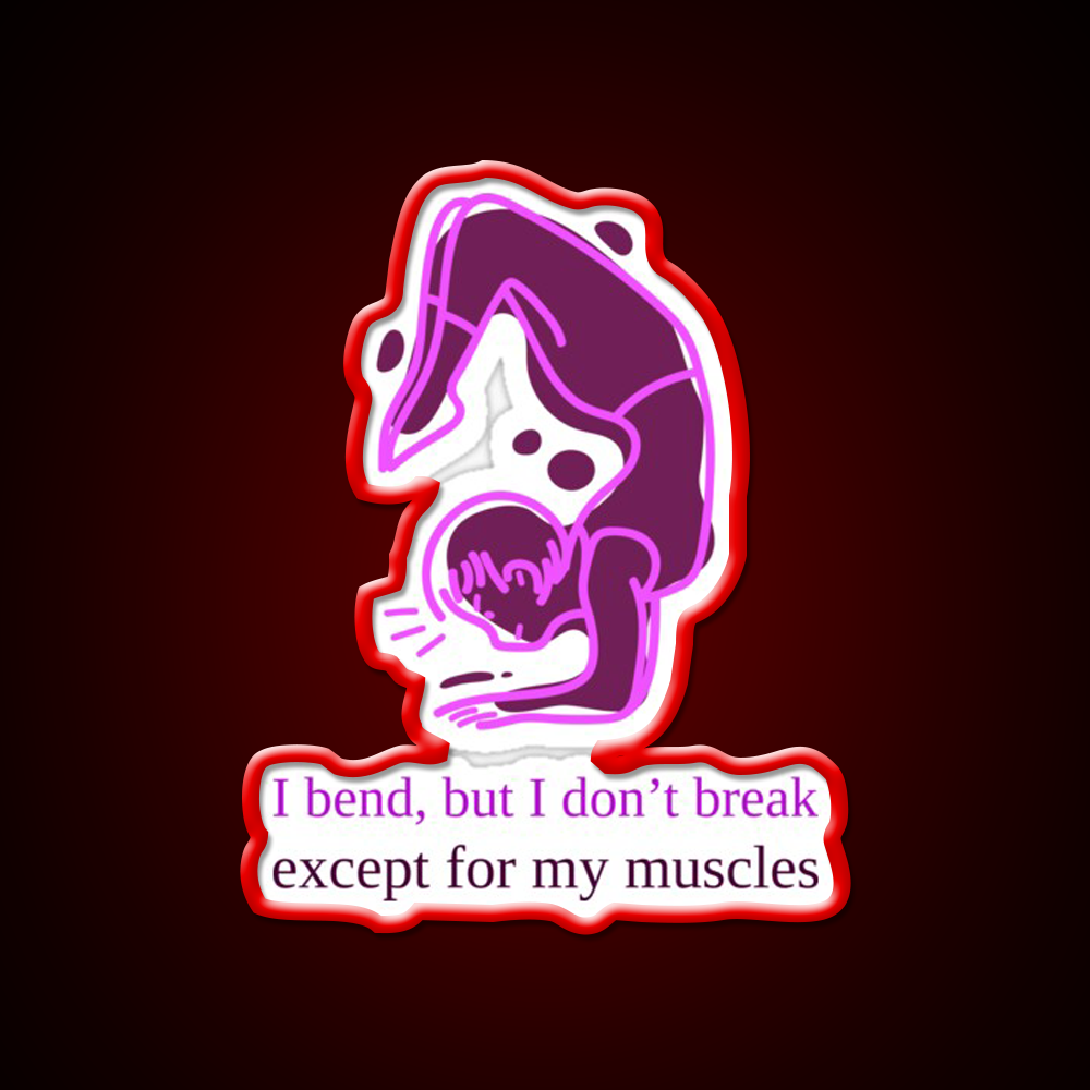 Flexible Yoga Led Neon Sign For Wellness Space Rgb Color