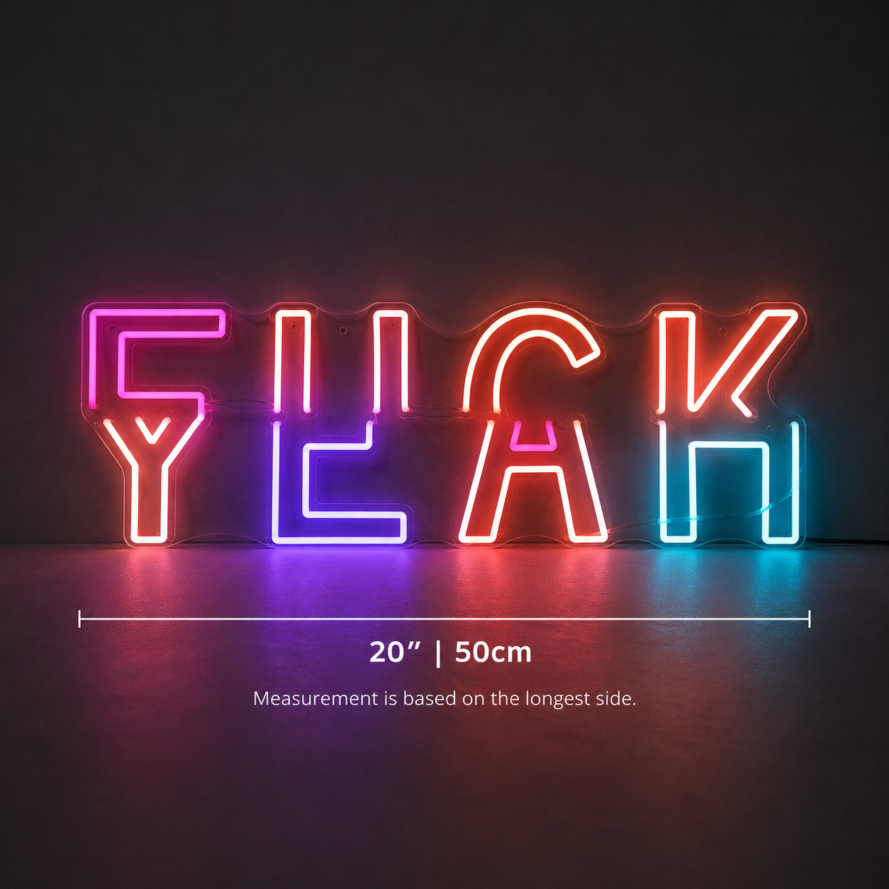 Flick Yeah Is LED Neon Sign - 04 Size Image