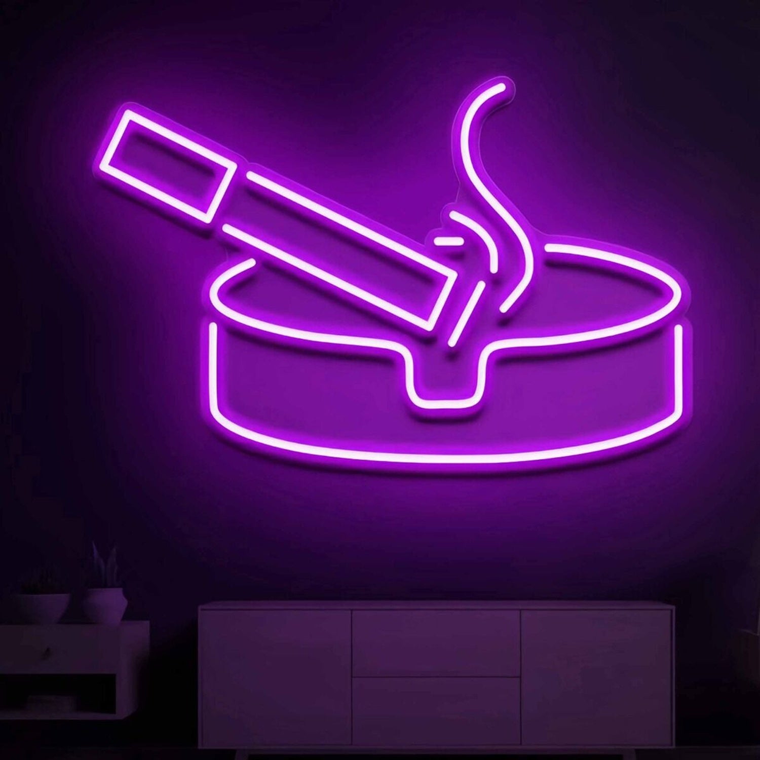 Flicking Ash Led Neon Sign | Shineneon