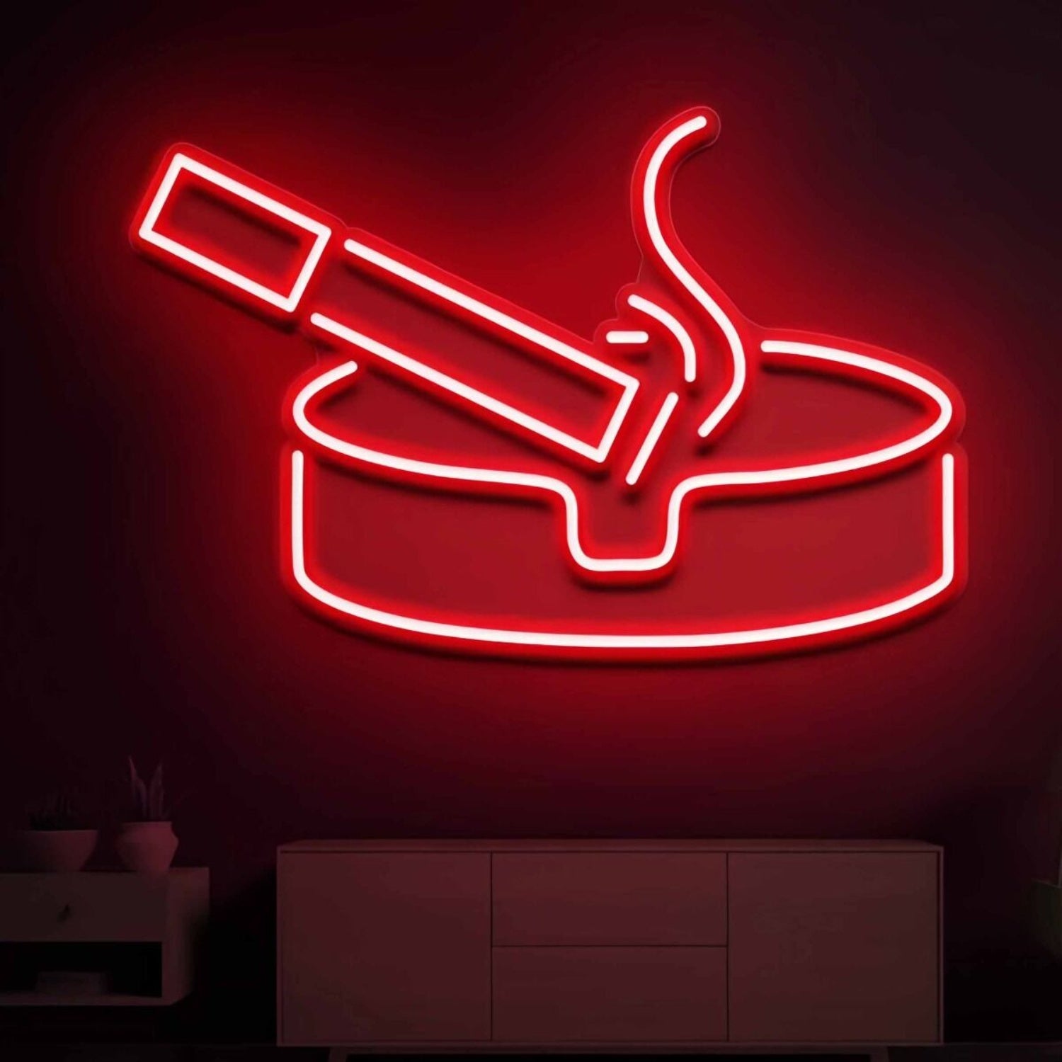 Flicking Ash Led Neon Sign | Shineneon