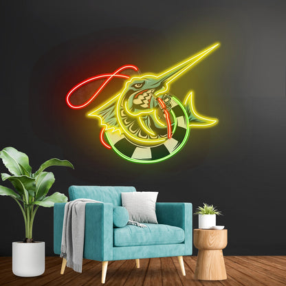 Float Fishing Led Neon Sign Light Custom Led Signs - Shineneon