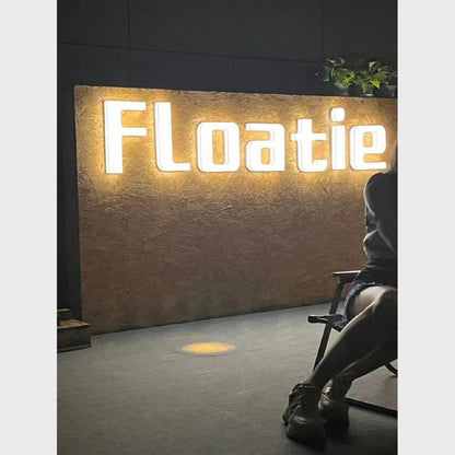 Floatie 3D Frontlit And Backlit Channel Letter Led Light Sign - Shineneon