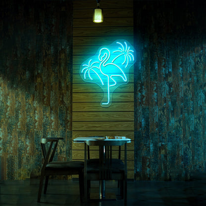 Floral Peace Sign Neon Light Signs For Room - Shineneon