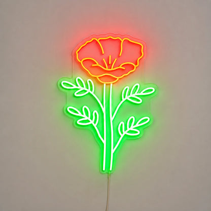 Floral Wall Neon Sign LED Neon Sign main product image