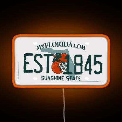 Florida Est 1845 Rgb Neon Sign - Shineneon