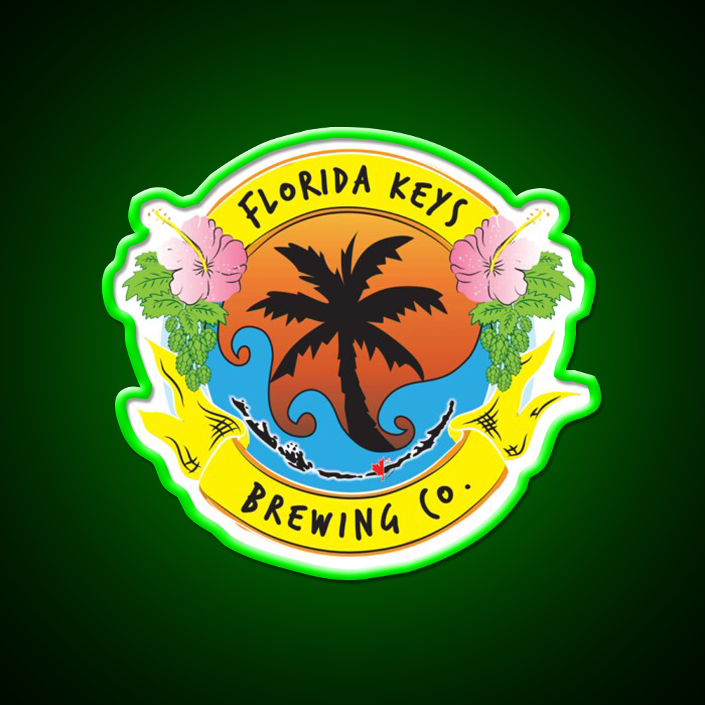 Florida Keys Brewing Company Beer Bar Decor Led Neon Sign Rgb Color - LED neon sign view 8