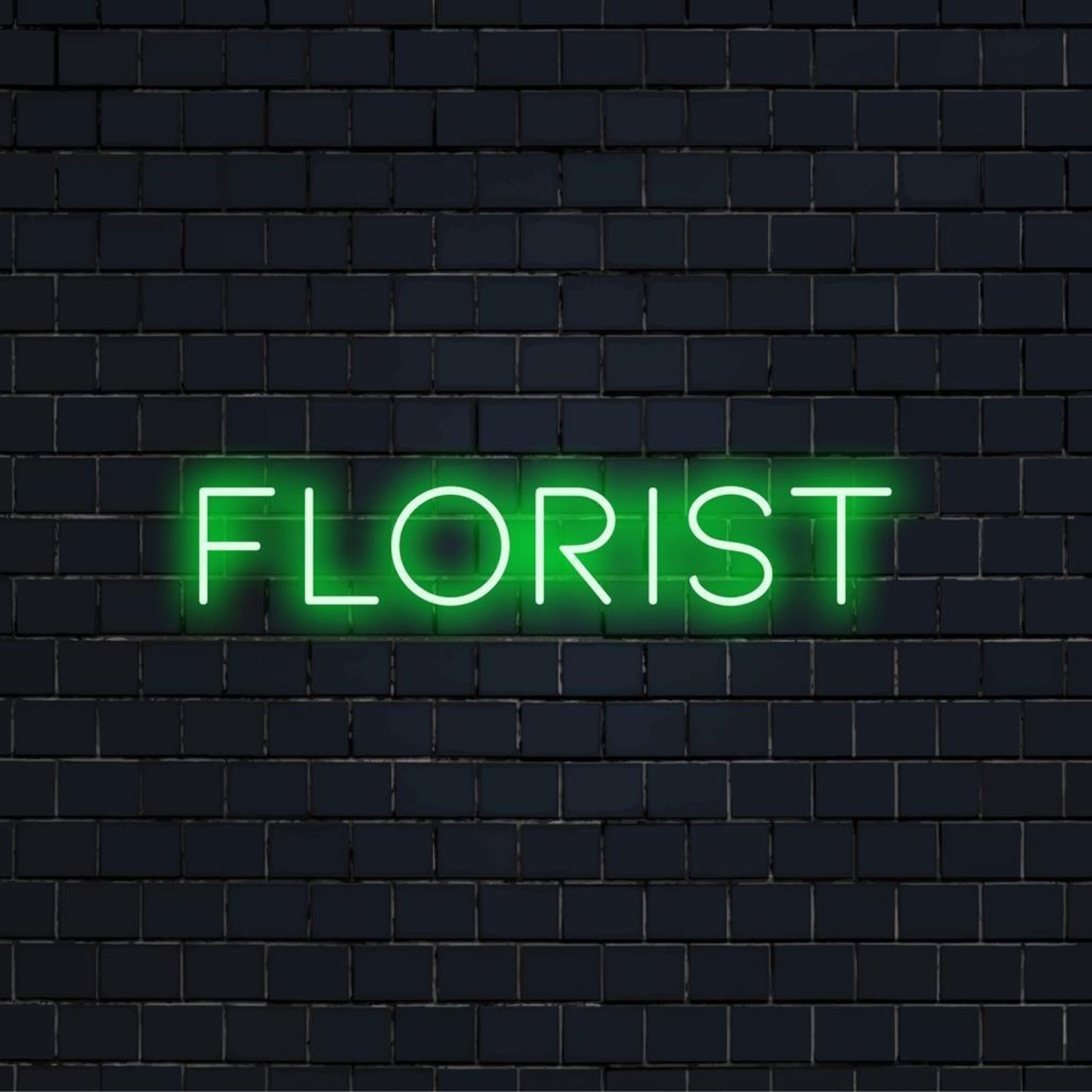 Florist Bright Green Led Neon Sign For Flower Shop Wall Decor | Shineneon