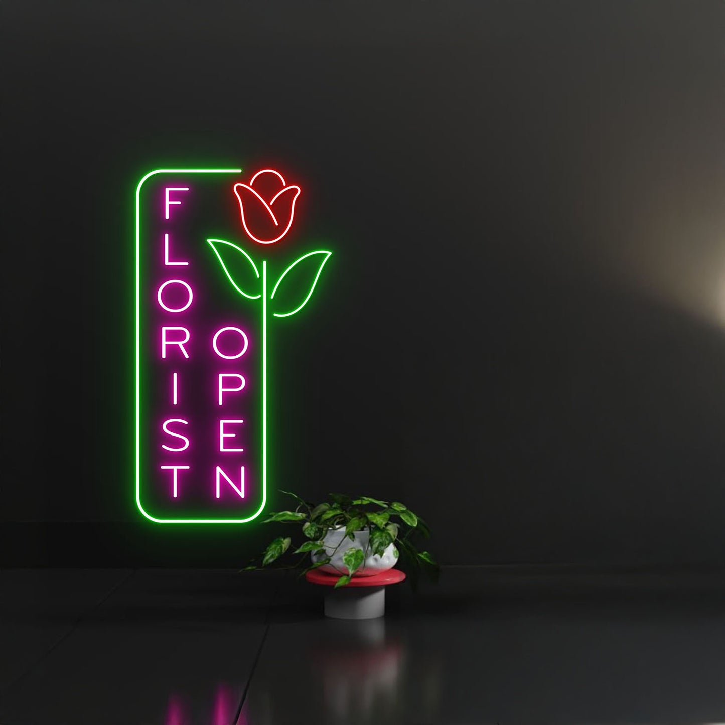 Florist Open Led Sign