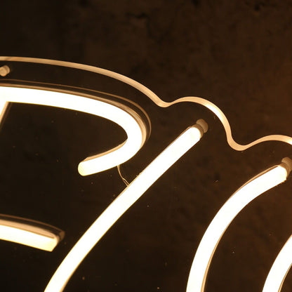 Flotus Flair Yellow Led Neon Sign - Shineneon