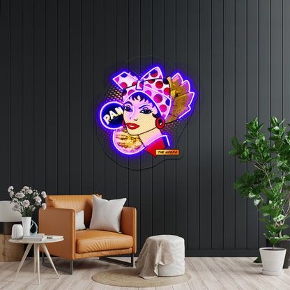 Flour Bread Vzla Artwork Personalized Light Up Sign