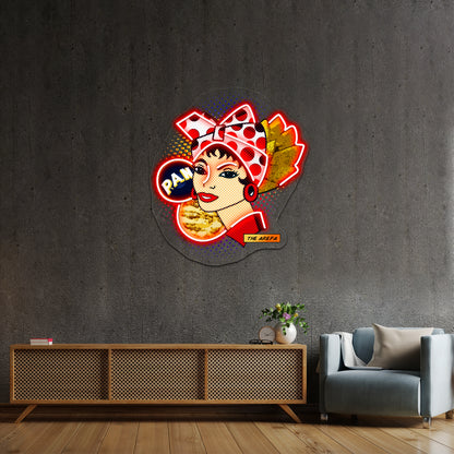 Flour Bread Vzla Artwork Personalized Light Up Sign