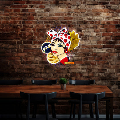 Flour Bread Vzla Artwork Personalized Light Up Sign