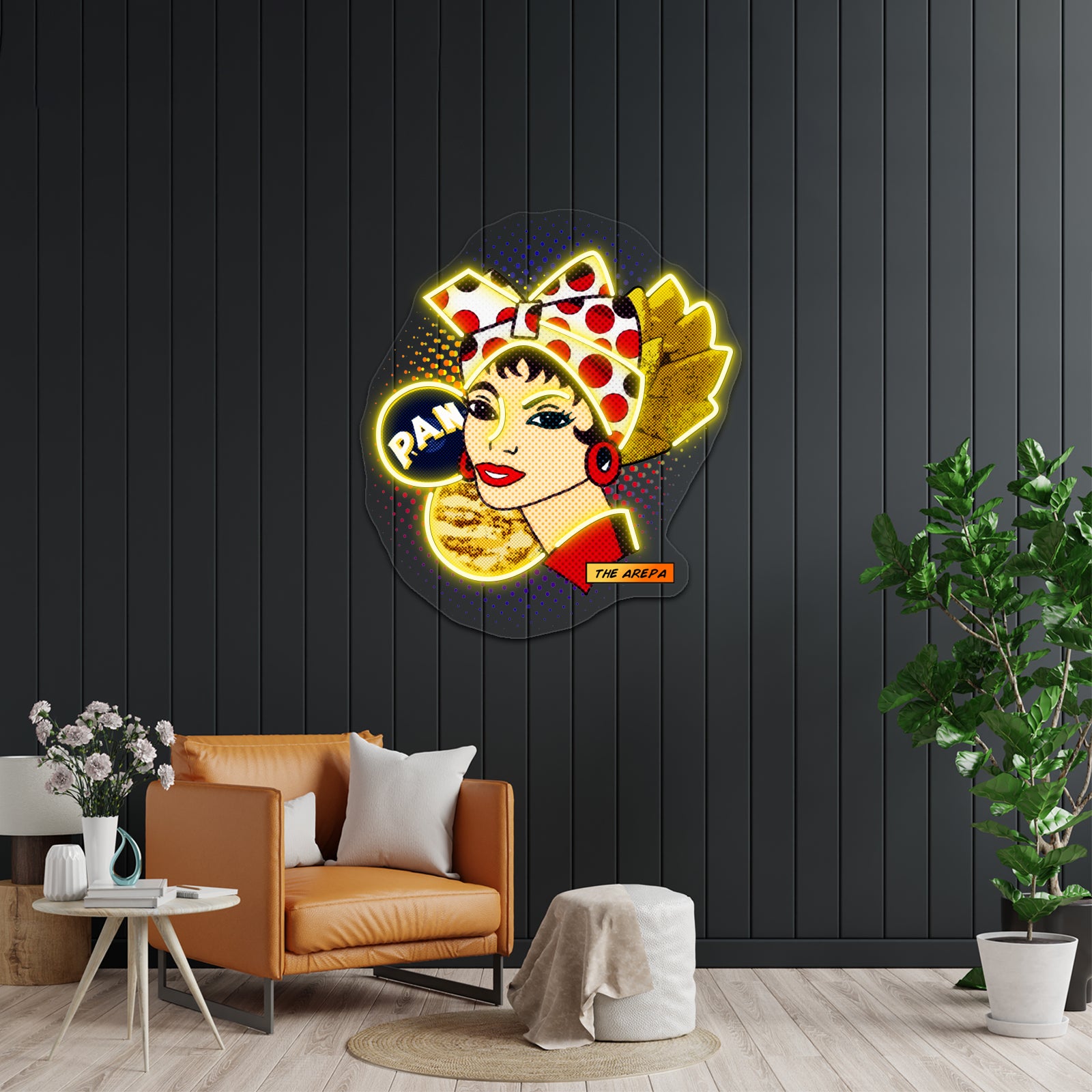 Flour Bread Vzla Artwork Personalized Light Up Sign