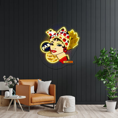 Flour Bread Vzla Artwork Personalized Light Up Sign