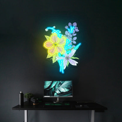 Flower Bouquet Neon Lights For Sale - Shineneon