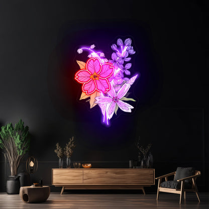 Flower Bouquet Neon Lights For Sale - Shineneon