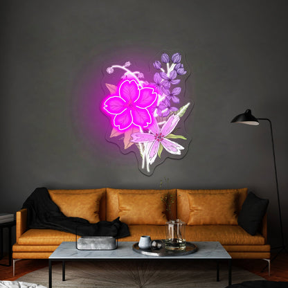 Flower Bouquet Neon Lights For Sale - Shineneon