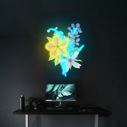 Flowerhol Artwork Personalized Light Up Sign - LED neon sign view 13
