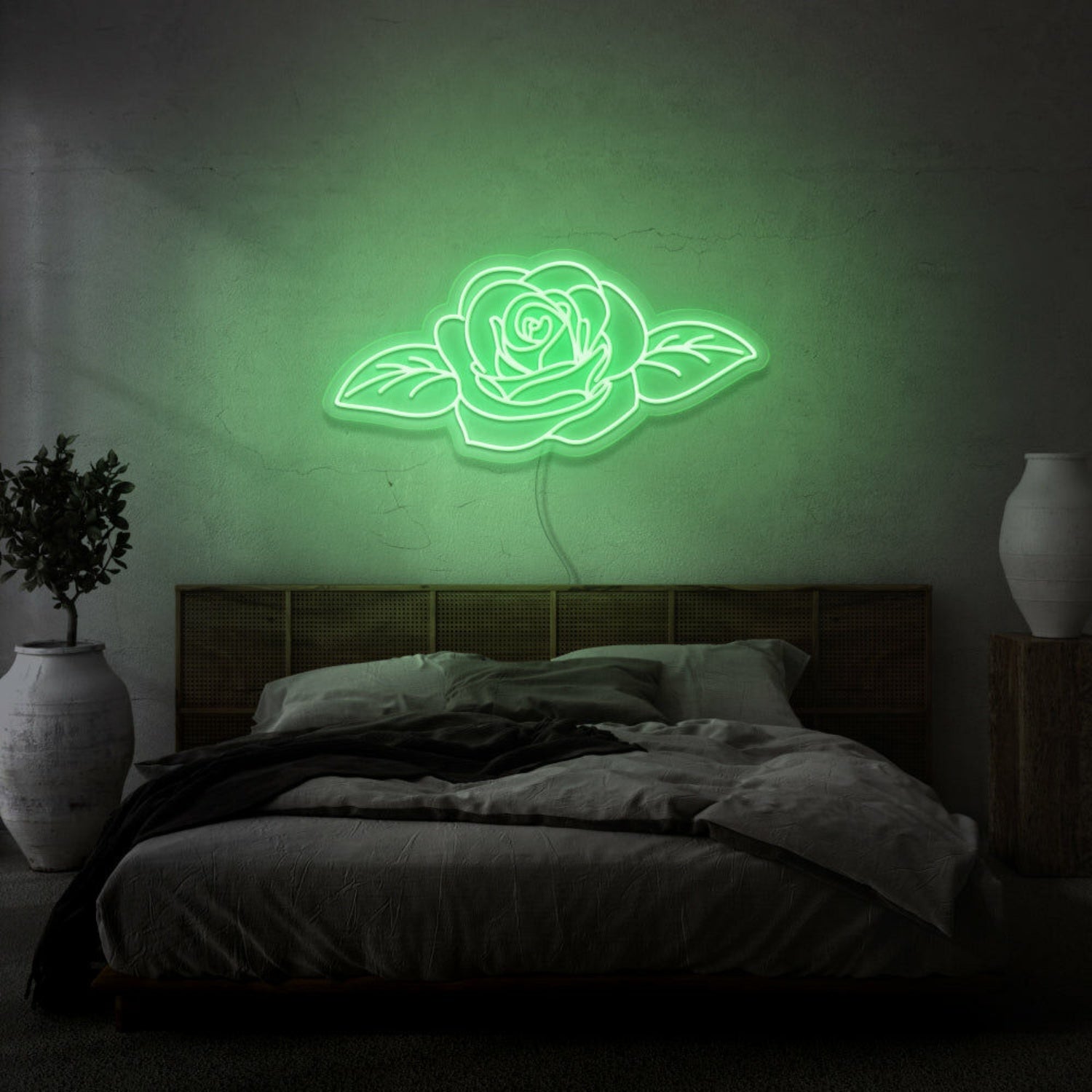 Flower Neon Light In Room | Shineneon