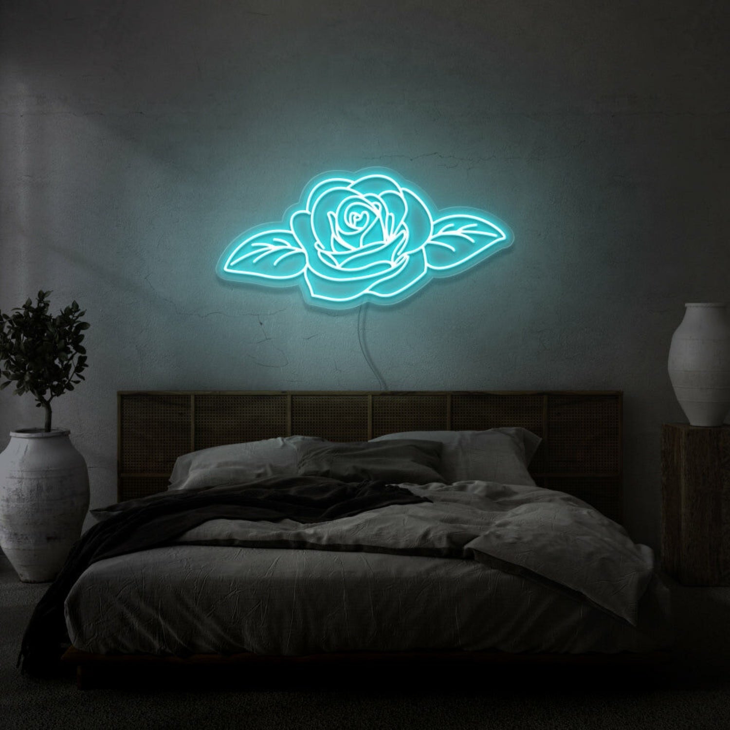Flower Neon Light In Room | Shineneon