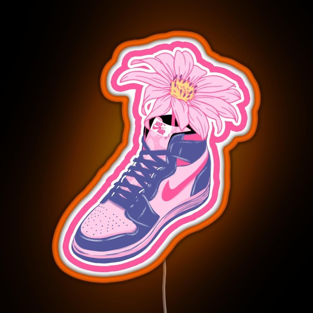 Flower Shoe Rgb Led Neon Sign Pop Wall Art - Shineneon