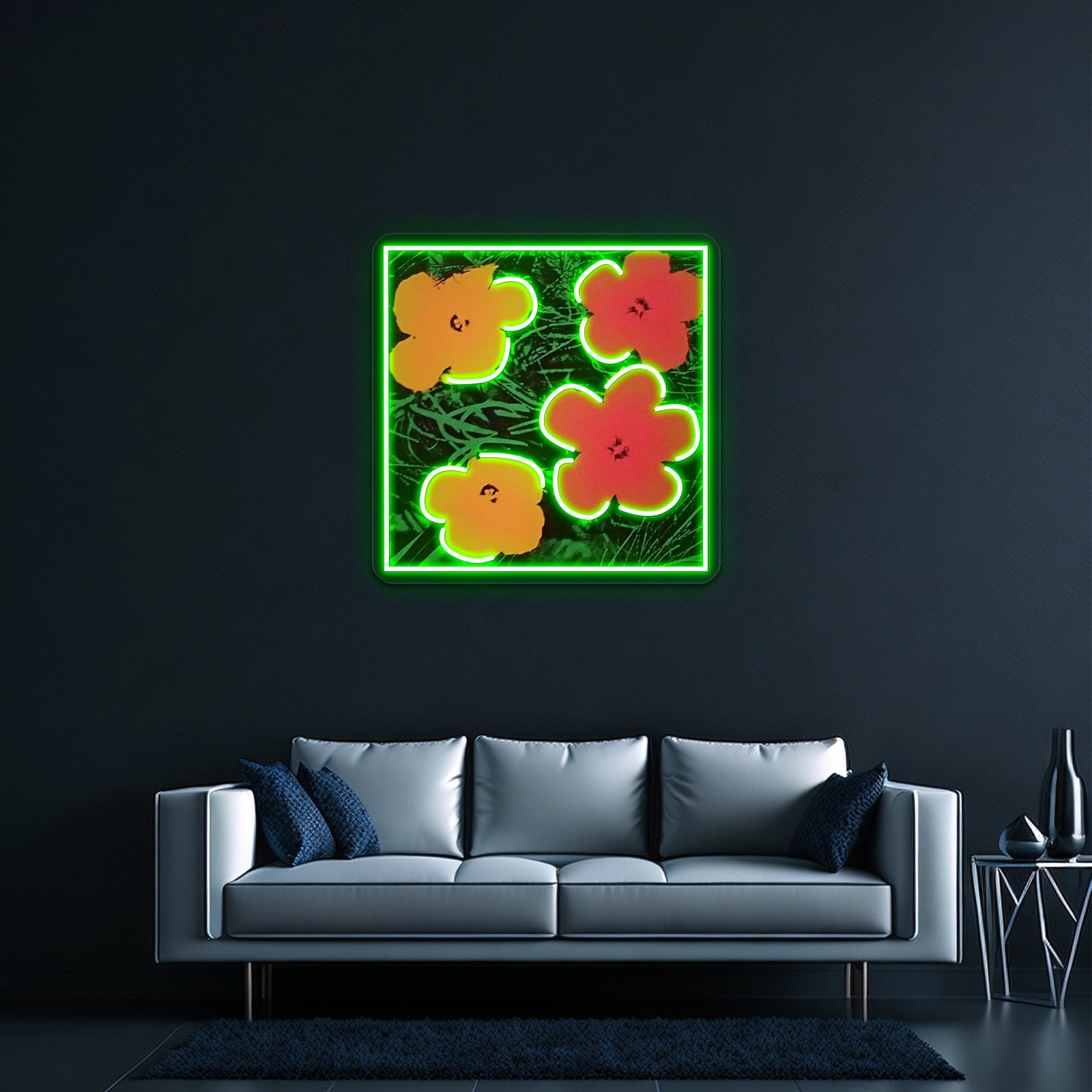 Flowers Wrapping Books Neon Signs For Sale - Shineneon