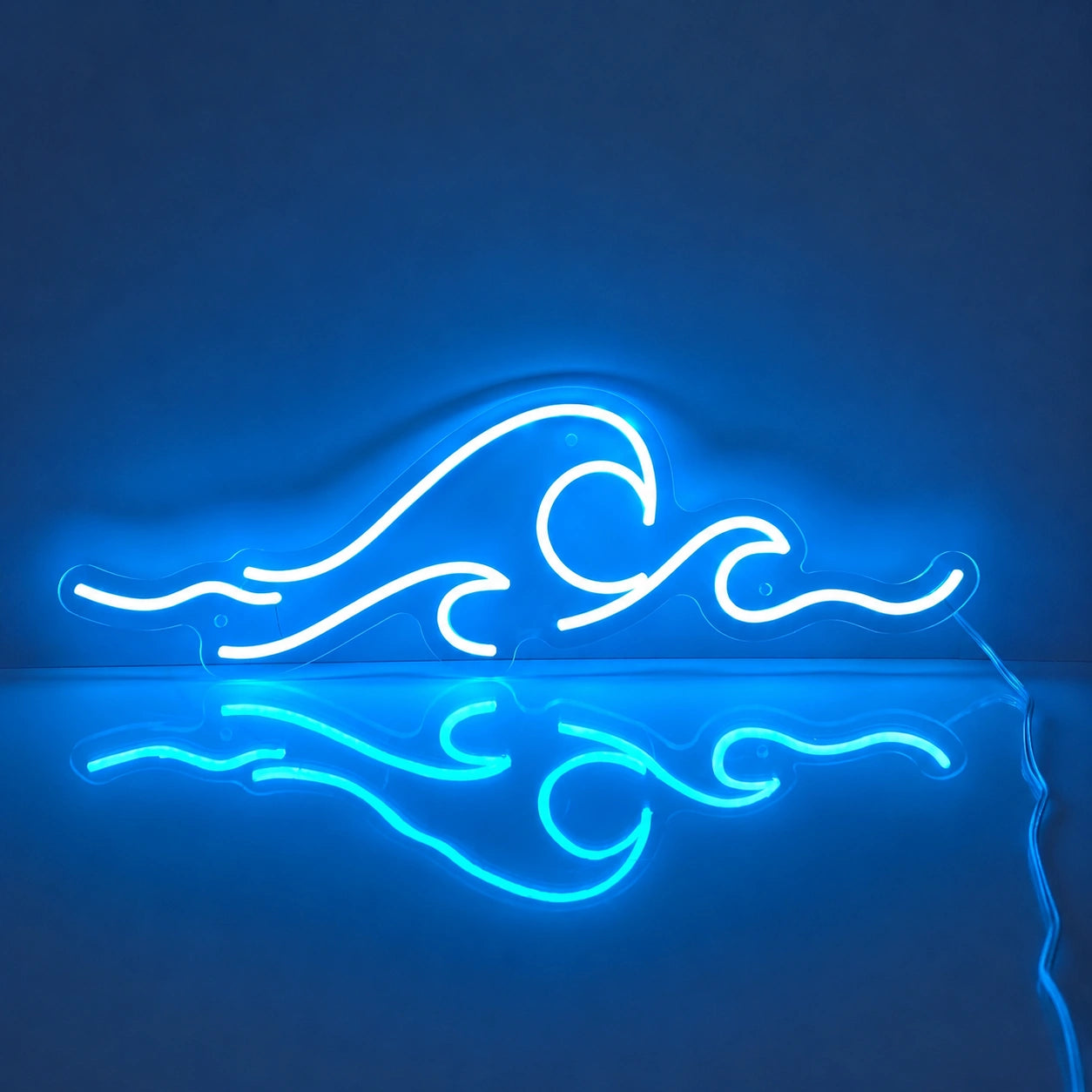 Flowing Wave Line Neon Sign LED Neon Sign main product image