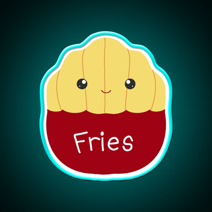 Floyd The French Fries Fast Food Led Neon Sign For Burger Place Rgb Color - Shineneon