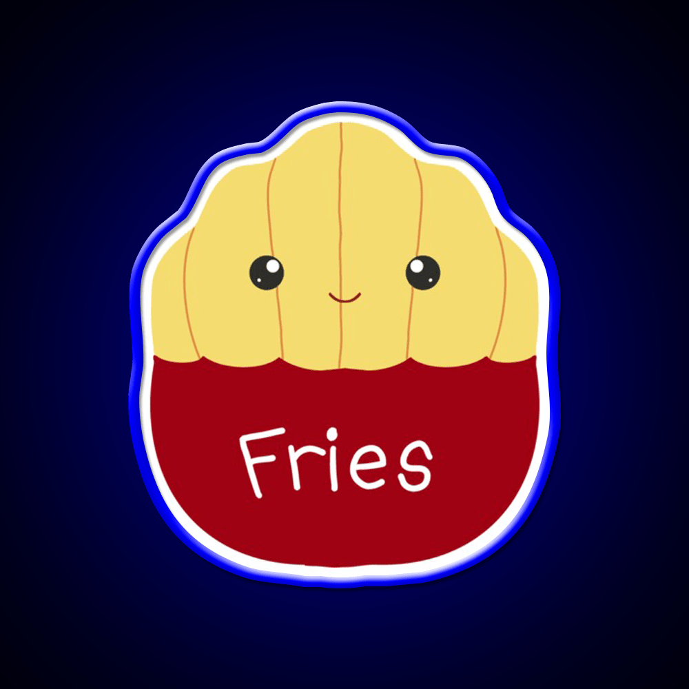 Floyd The French Fries Fast Food Led Neon Sign For Burger Place Rgb Color - Shineneon