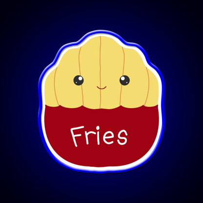 Floyd The French Fries Fast Food Led Neon Sign For Burger Place Rgb Color - Shineneon