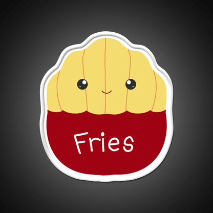 Floyd The French Fries Fast Food Led Neon Sign For Burger Place Rgb Color - Shineneon