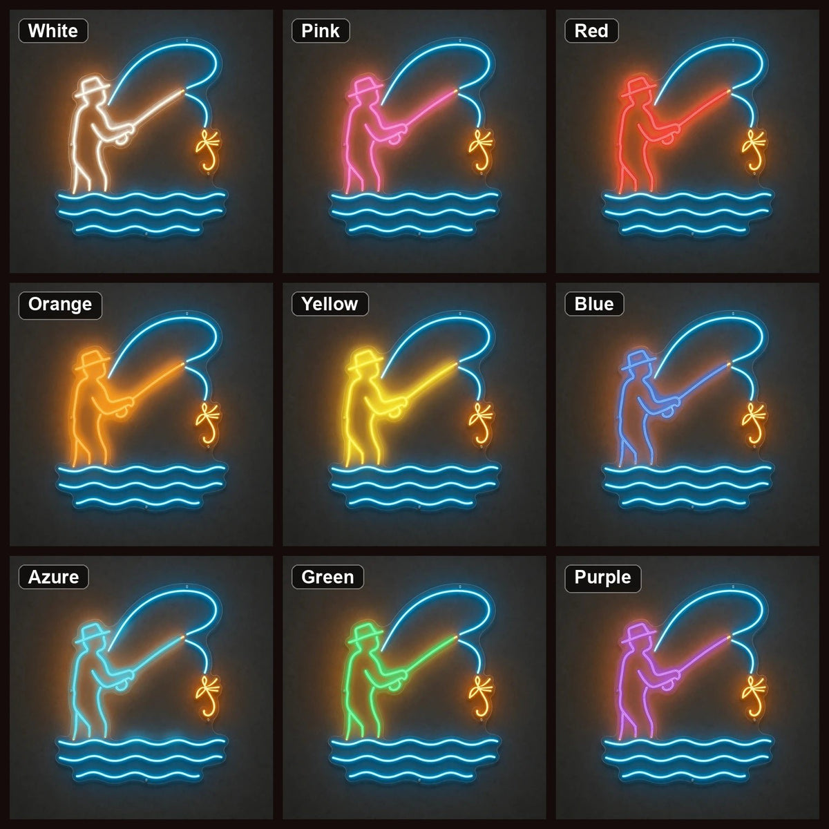 Fly Fishing LED Neon Sign - Shineneon