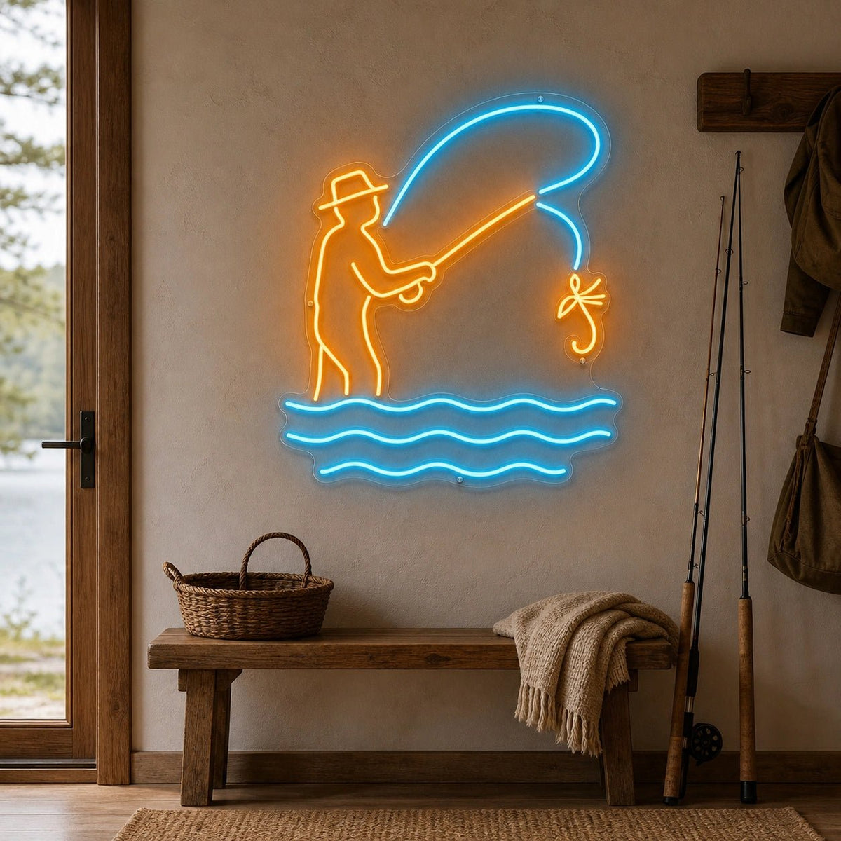 Fly Fishing LED Neon Sign - Shineneon