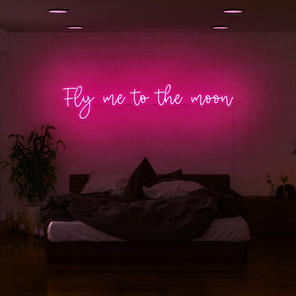 Fly Me To The Moon Led Neon Sign | Shineneon