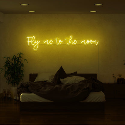Fly Me To The Moon Led Neon Sign | Shineneon