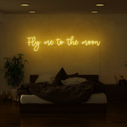 Fly Me To The Moon Led Neon Sign | Shineneon